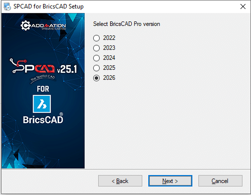 Updating SPCAD for BricsCAD