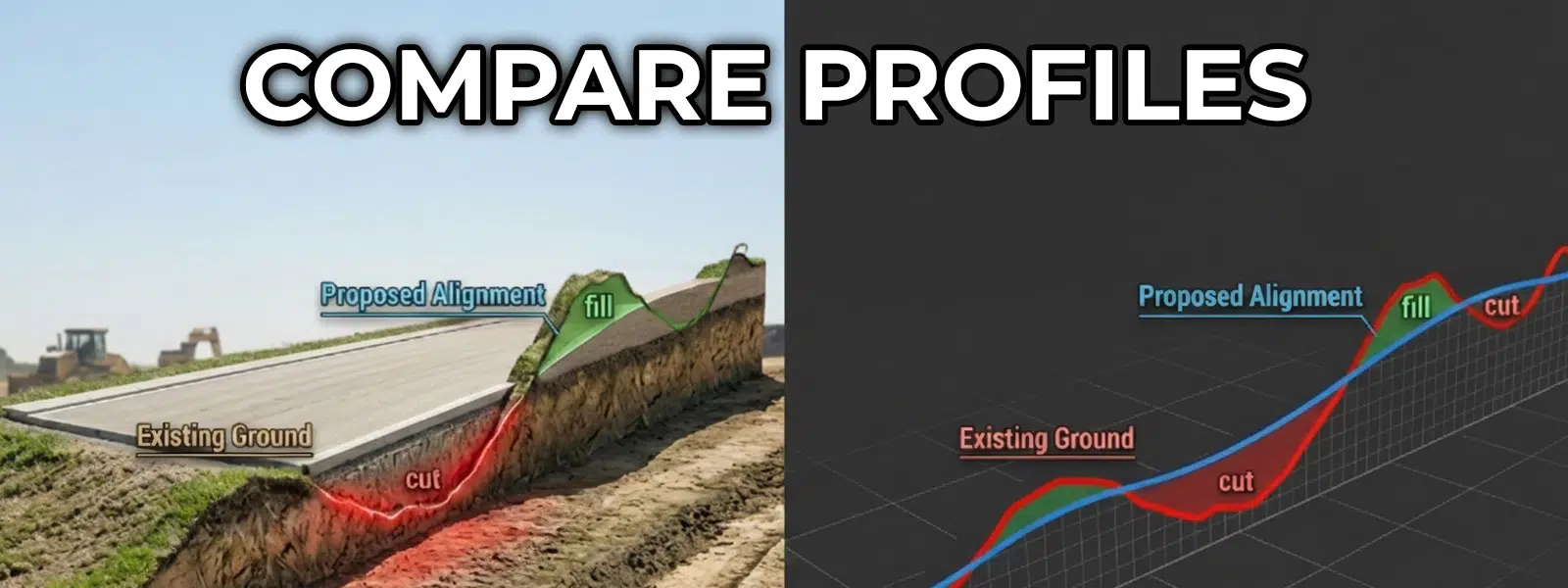 SPCAD v26 Profile Comparison and Volume Calculation